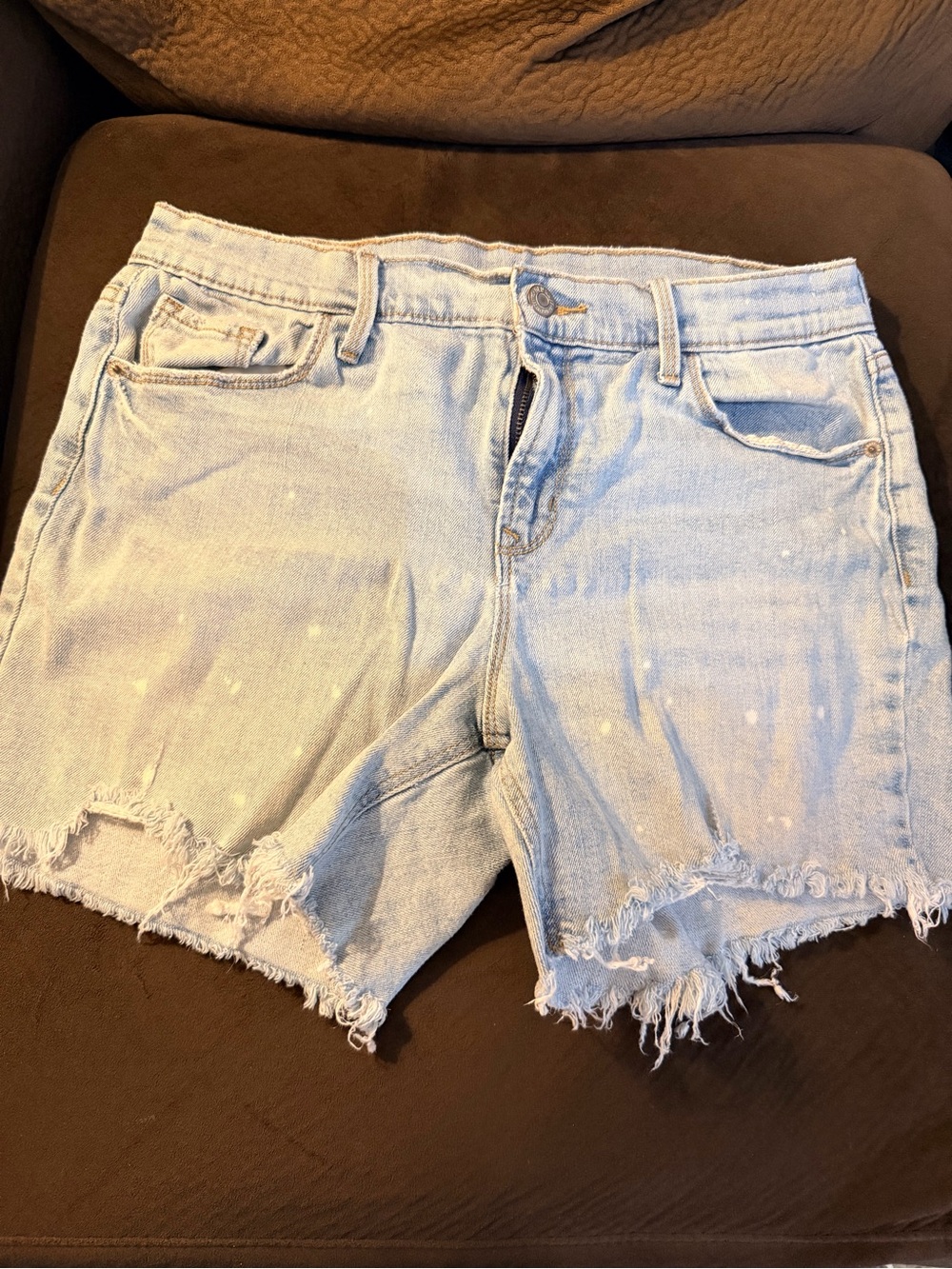 Old Navy Light Blue Denim Cutoff Shorts